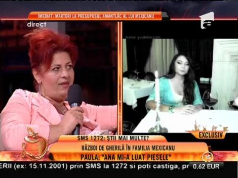 Paula Lincan: ”Amanta soțului meu mi-a luat piesele”