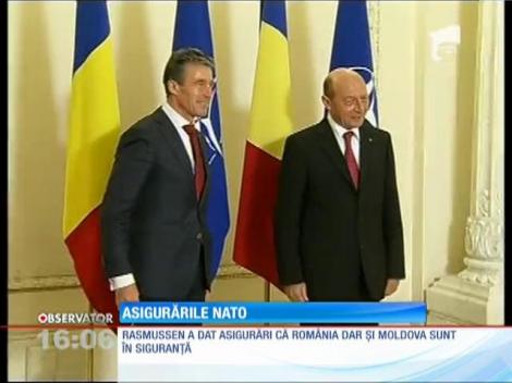 Anders Fogh Rasmussen, la Bucuresti: Suntem pregătiţi să apărăm fiecare bucăţică a teritoriului NATO