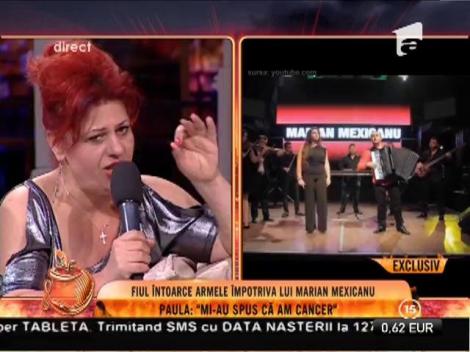 Paula Lincan: ”Marian Mexicanu joacă teatru”