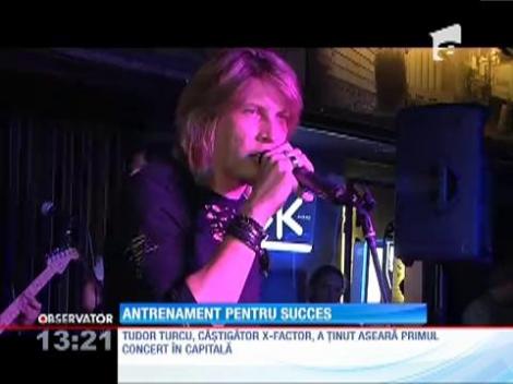 Tudor Turcu a ţinut primul său concert din capitală