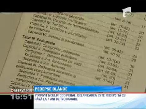 Noul Cod Penal stârneşte reacţii în mediile financiare!