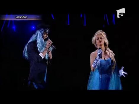 Demi Lovato - Let It Go.  Vezi transformarea lui Alex Mațaev, la Te cunosc de undeva!