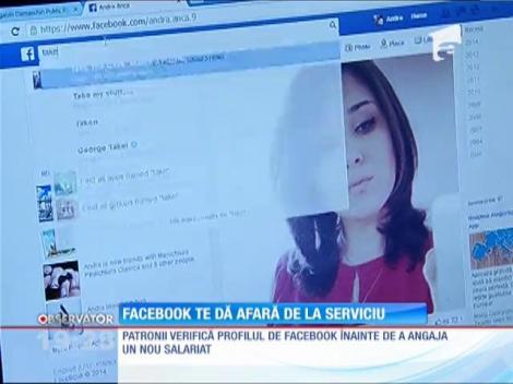 Facebook-ul vă poate lăsa fără serviciu!