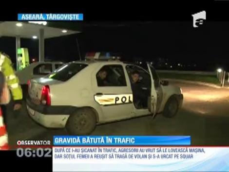 Femeie însărcinată în 5 luni bătută în trafic