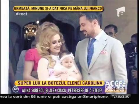 Fetiţa Alinei Sorescu a fost botezată în apă adusă din râul Iordan