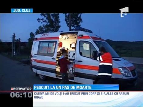 Un bărbat s-a electrocutat în timp ce pescuia