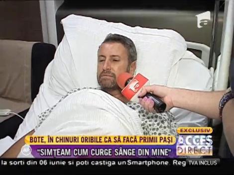 Cătălin Botezatu, după operație: ”Simțeam cum curge sânge din mine!”