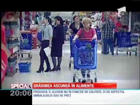 SPECIAL! Grăsimea ascunsă în alimente