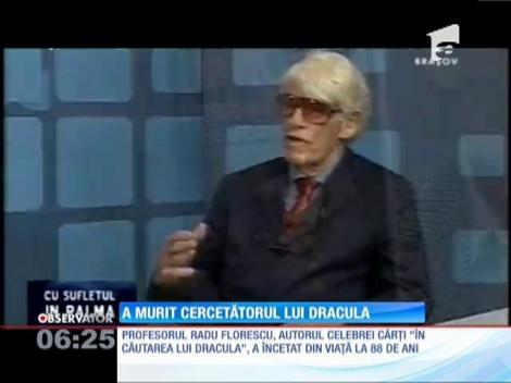 Profesorul Radu Florescu, cercetătorul lui Dracula, a decedat la vârsta de 88 de ani