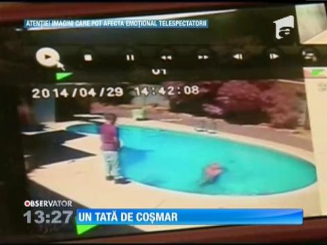 Un bărbat din Statele Unite şi-a aruncat copilul în piscină