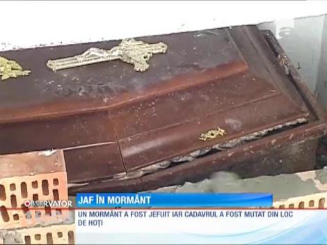 Jaf în mormânt, într-o comună vrânceană