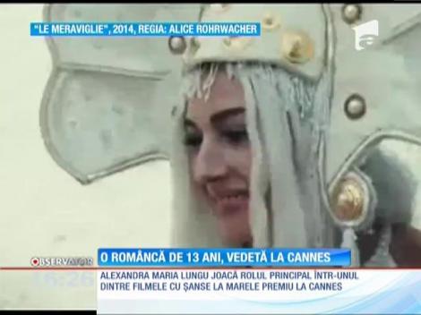 O româncă de 13 ani, vedetă la Cannes