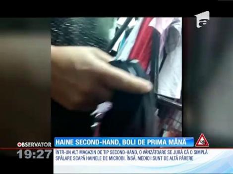 Hainele second-hand, boli de prima mână