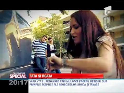 SPECIAL! Soluția pentru șoferițele care fac pană de cauciuc