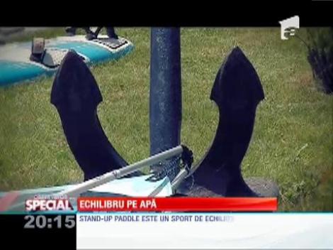 Stand-up paddle este un sport derivat din surf