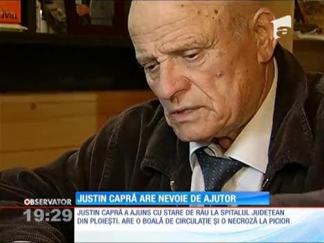 Justin Capră are o pensie de doar 1000 de lei