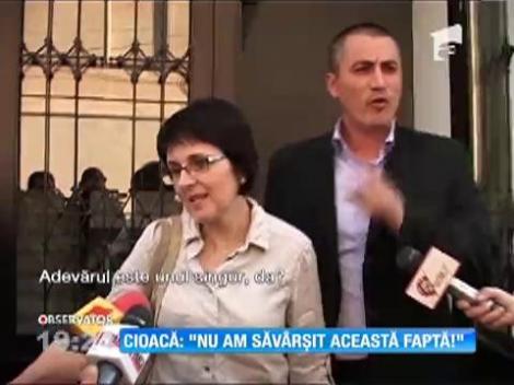 Cristian Cioacă: "Nu am săvârşit această faptă"