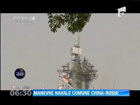 Manevre navale comune între China şi Rusia