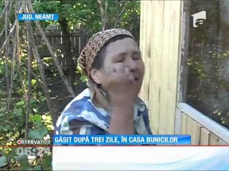 Copilul din Neamţ, dispărut in urma cu trei zile, a fost găsit într-un dulap din casa bunicilor