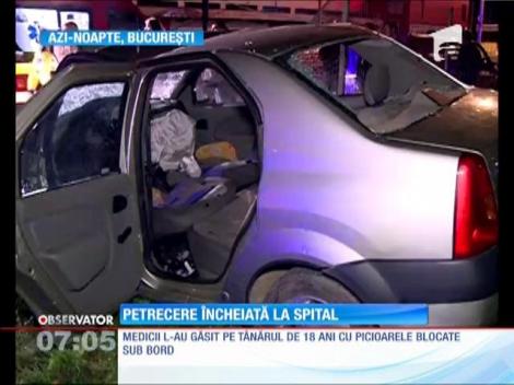 Trei tineri au plecat într-o aventură aproape mortală, pe o stradă din Bucureşti