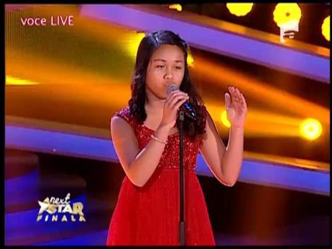 Arisxandra Libantino a lăsat juriul fără cuvinte cu vocea sa