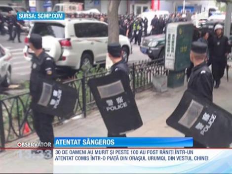 Atentat sângeros în China: 30 de morţi şi cel puţin 100 de răniţi