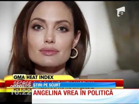 Angelina Jolie vrea în politică