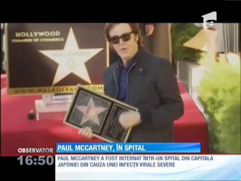 Paul McCartney, în spital