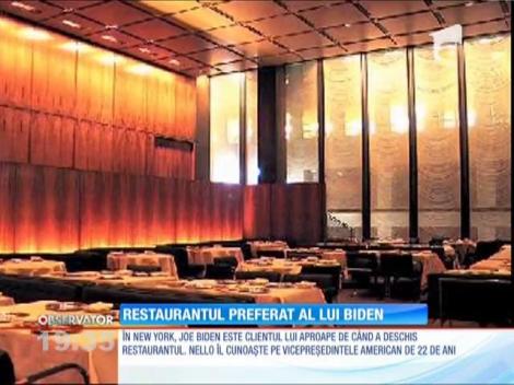 Restaurantul preferat al lui Joe Biden
