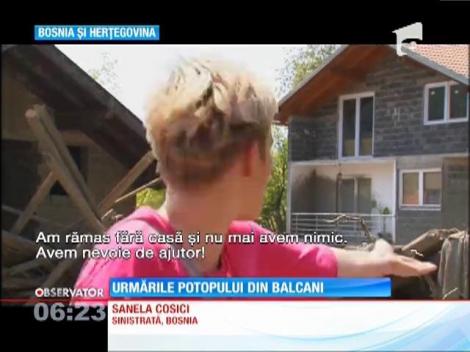 Urmările potopului din Balcani
