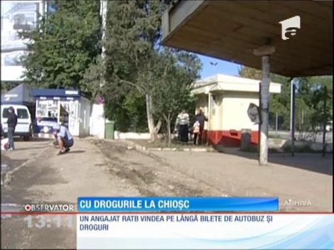 Angajat RATB arestat: Vindea droguri la chioşcul de bilete