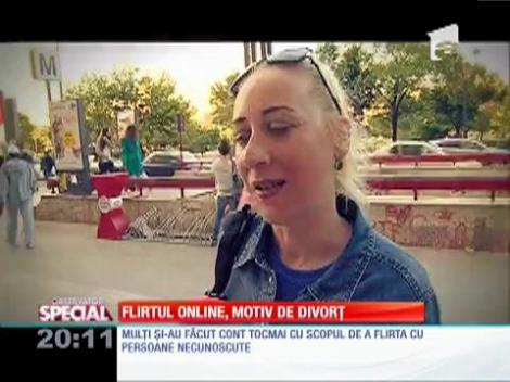 Flirtul online, motiv de divorţ