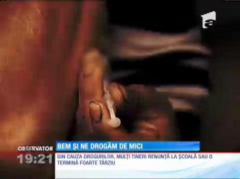 Drogurile, băutura şi ţigările, noile pasiuni ale adolescenţilor