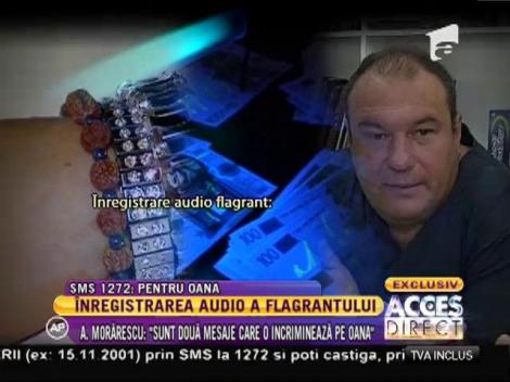 Înregistrarea audio a flagrantului organizat Oanei Zăvoranu