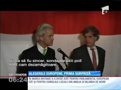 Alegerile pentru Parlamentul European au început cu o surpriză