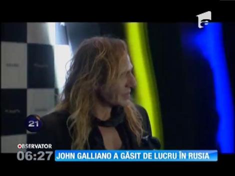 John Galliano şi-a găsit din nou de lucru în Rusia