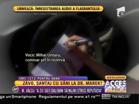 Filmul flagrantului organizat Oanei Zăvoranu