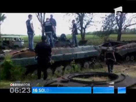 Lupte sângeroase în estul Ucrainei