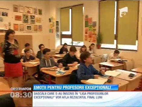 Emoţii mari pentru dascălii care s-au înscris în "Liga profesorilor Excepţionali"