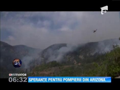 Speranțe pentru pompierii din Arizona