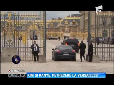 Kanye West şi Kim Kardaşian, petrecere la Versailles