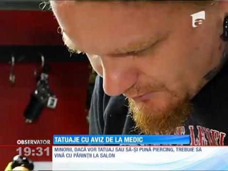Tatuaje cu aviz de la medic