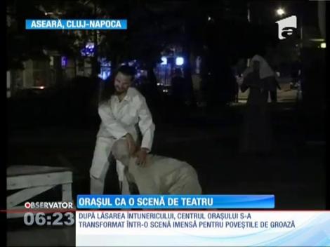 Străzile din Cluj-Napoca, decoruri de teatru