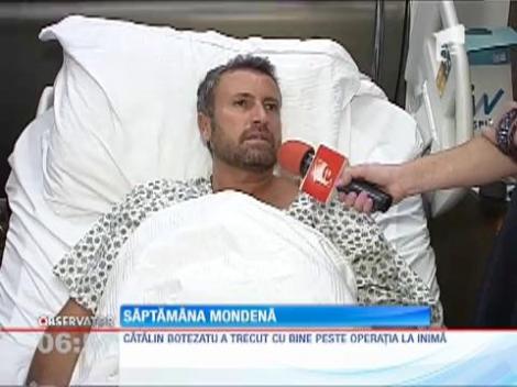 Cătălin Botezatu a trecut cu bine de operația la inimă