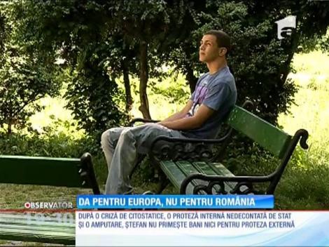 Un tânăr a mers la vot chiar dacă țara l-a dezamăgit