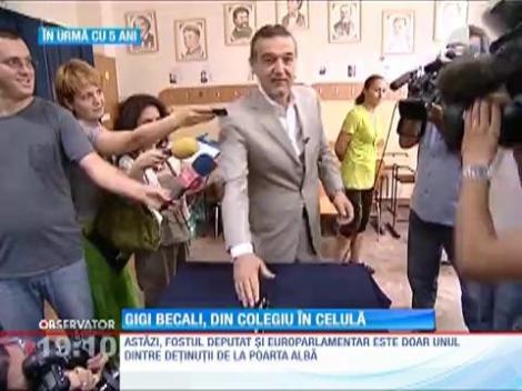 Gigi Becali, din colegiu în celulă