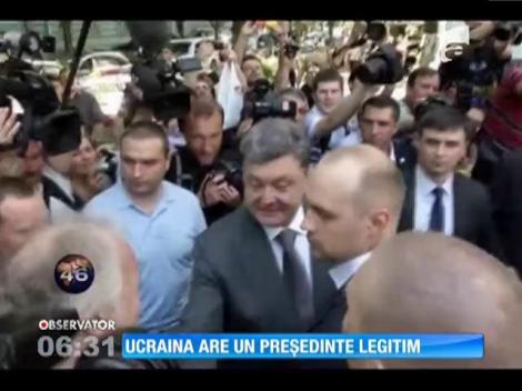 Miliardarul Petro Poroşenko, noul preşedinte al Ucrainei