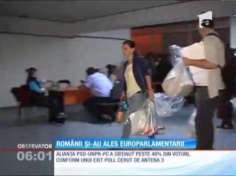 Alegerile europarlamentare, câştigate de alianţa PSD-UNPR-PC