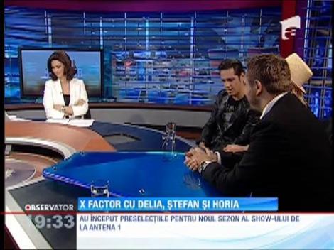 Delia, Ștefan Bănică jr. și Horia Brenciu, în juriul X Factor