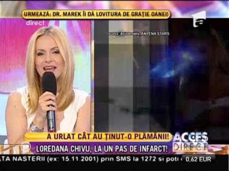 Loredana Chivu, la un pas de infarct!